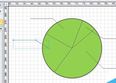 Microsoft Office Visio繪畫餅狀示意圖的操作教程截圖