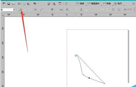 CorelDraw X4中添加以及刪除節(jié)點(diǎn)的相關(guān)操作教程截圖