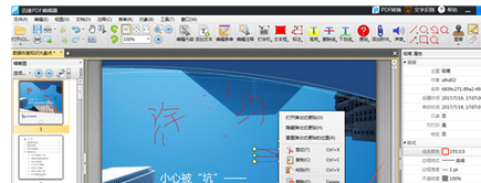 迅捷pdf編輯器為PDF文件進(jìn)行涂鴉的操作方法截圖