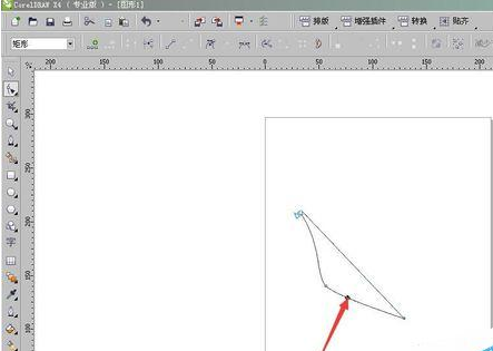 CorelDraw X4中添加以及刪除節(jié)點(diǎn)的相關(guān)操作教程截圖