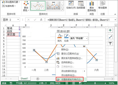 excel2013制作業(yè)績趨勢圖的圖文步驟截圖