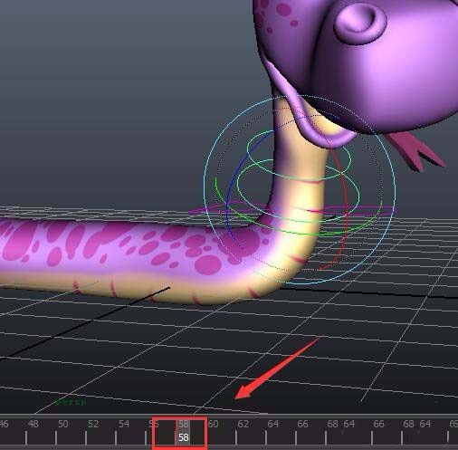maya制作蛇游動(dòng)動(dòng)畫(huà)的操作方法截圖