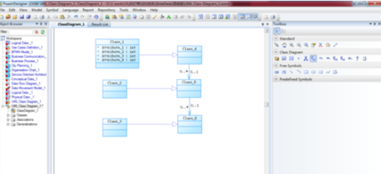 Power Designer設(shè)計(jì)UML類圖的具體過(guò)程截圖