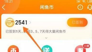 閑魚如何查看閑魚幣獲取記錄？閑魚查看閑魚幣獲取記錄明細(xì)圖文教程圖片3