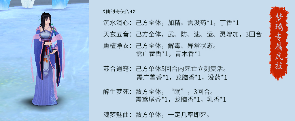 仙劍4中所有技能詳解，看完我感覺我能寫一本網(wǎng)游小說了